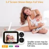 HELLOBABY ενδοεπικοινωνία μωρού HB2033 με κάμερα & οθόνη 3.2