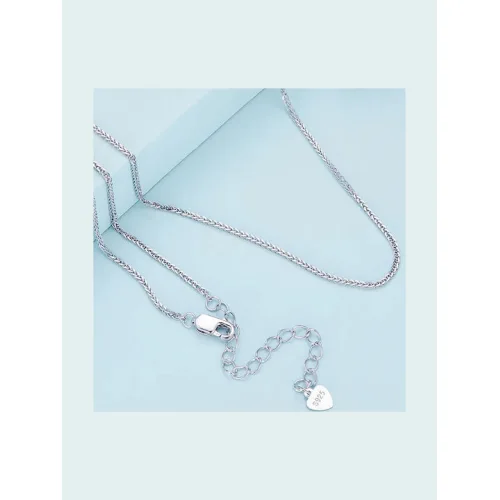 BAMOER αλυσίδα λαιμού Charm SCA019, 45cm, ασήμι 925, ασημί