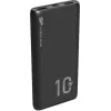SILICON POWER power bank QP15, 10000mAh, 2x USB & USB Type-C, 3A, μαύρο