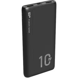 SILICON POWER power bank QP15, 10000mAh, 2x USB & USB Type-C, 3A, μαύρο
