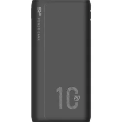 SILICON POWER power bank QP15, 10000mAh, 2x USB & USB Type-C, 3A, μαύρο