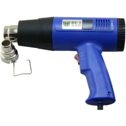 BEST Πιστόλι θερμού αέρα BST-8016D, LCD, 1600W, μπλε