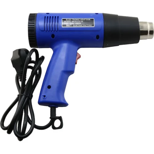 BEST Πιστόλι θερμού αέρα BST-8016D, LCD, 1600W, μπλε