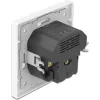 DELOCK πρίζα τοίχου 11489 με θύρες φόρτισης USB & USB Type-C 3.4A, λευκή