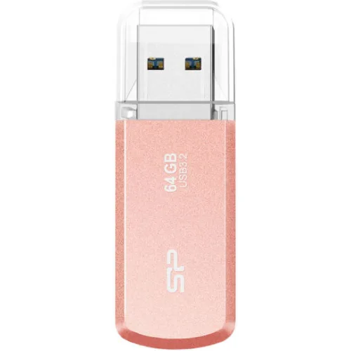 SILICON POWER USB Flash Drive Helios 202, 64GB, USB 3.2, ροζ χρυσό