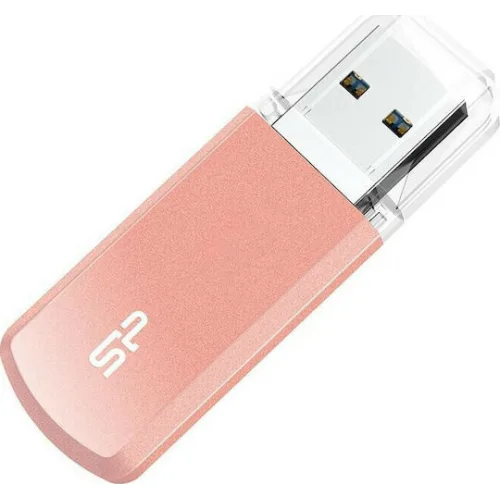 SILICON POWER USB Flash Drive Helios 202, 64GB, USB 3.2, ροζ χρυσό