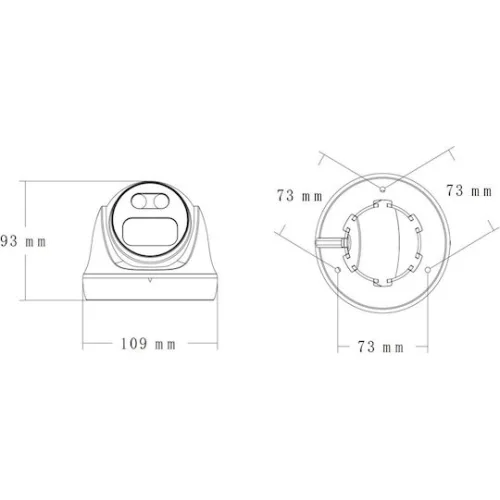 LONGSE υβριδική κάμερα CMSAHTC200FPEW, 2.8mm, 1/3