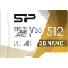 SILICON POWER κάρτα μνήμης microSDXC Superior Pro, 512GB, Class 10 UHS-I U3 A1 V30