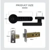 SECUKEY ηλεκτροπύρος D100-BT, συνδυασμού & fingerprint, μαύρος