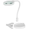 GOOBAY μεγεθυντικός φακός 60359 με κλιπ & βάση, LED, 3 διόπτρες, λευκός