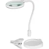 GOOBAY μεγεθυντικός φακός 60359 με κλιπ & βάση, LED, 3 διόπτρες, λευκός