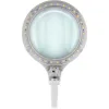 GOOBAY μεγεθυντικός φακός 60359 με κλιπ & βάση, LED, 3 διόπτρες, λευκός