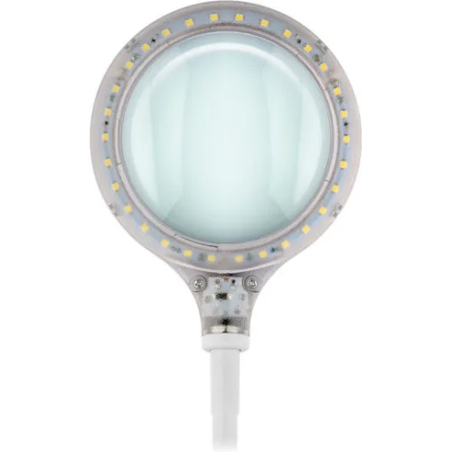 GOOBAY μεγεθυντικός φακός 60359 με κλιπ & βάση, LED, 3 διόπτρες, λευκός