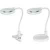GOOBAY μεγεθυντικός φακός 60359 με κλιπ & βάση, LED, 3 διόπτρες, λευκός