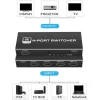 HDMI switch CAB-H149 με τηλεχειριστήριο, 4 σε 1, 8K/60Hz, μαύρο