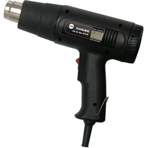 SUNSHINE πιστόλι θερμού αέρα RS-1800D, 2 ταχύτητες, LCD, 1800W, μαύρο
