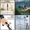 FOTOPRO μονόποδο φωτογράφισης N-155, πτυσσόμενο έως 155cm, έως 2kg, μαύρο