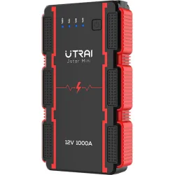 UTRAI εκκινητής μπαταρίας αυτοκινήτου JS-Mini με φακό, 12V/1000A, 13000mah