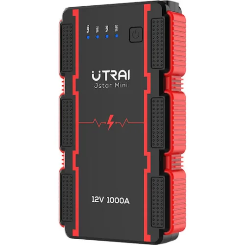 UTRAI εκκινητής μπαταρίας αυτοκινήτου JS-Mini με φακό, 12V/1000A, 13000mah