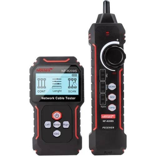 NOYAFA tester καλωδίων δικτύου NF-8209S για RJ45 PoE