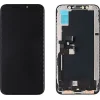 TW INCELL LCD ILCD-016 για iPhone ΧS, camera-sensor ring, earmesh, μαύρη