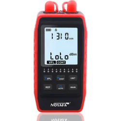 NOYAFA tester καλωδίων οπτικής ίνας NF-908L, 850-1625nm, -60~8dBm