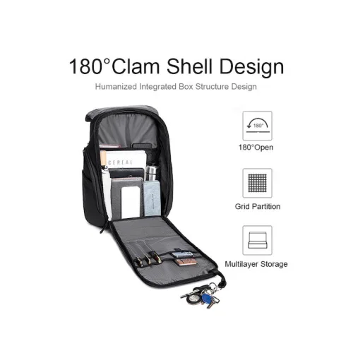 ARCTIC HUNTER τσάντα πλάτης B00558 με θήκη laptop 15.6