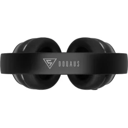 DOQAUS headphones DESIGN 3, ασύρματα & ενσύρματα, Φ40mm, 600mAh, μαύρα