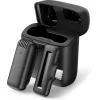 APEXEL ασύρματο μικρόφωνο APL-MIC007 με θήκη φόρτισης, USB-C, 2.4GHz, μαύρο