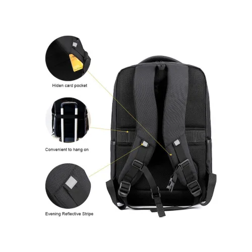 ARCTIC HUNTER τσάντα πλάτης B00111 με θήκη laptop 15.6