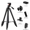 FOTOPRO τρίποδο φωτογράφισης DIGI-3400, πτυσσόμενο έως 121cm, έως 2kg, μαύρο
