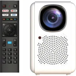 MECOOL smart βιντεοπροβολέας KP2, 1080p FHD, 600 ANSI, Wi-Fi, λευκός