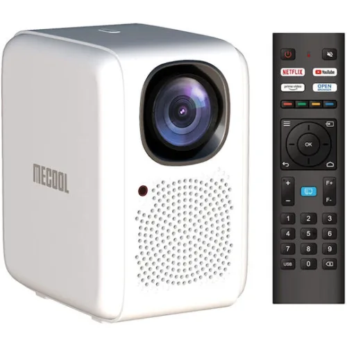 MECOOL smart βιντεοπροβολέας KP2, 1080p FHD, 600 ANSI, Wi-Fi, λευκός