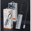 CABLETIME USB hub CT-HUBU7-AG, 7x θυρών, 5Gbps, USB σύνδεση, 1m, γκρι