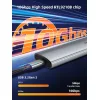 CABLETIME θήκη για M.2 NVMe/SATA SSD CT-SSD03-AG tool free, 10Gbps, γκρι