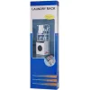 HOME USE ραφιέρα μπάνιου HUH-0222 με 3 ράφια, μεταλλική, 65x25x175cm, λευκή