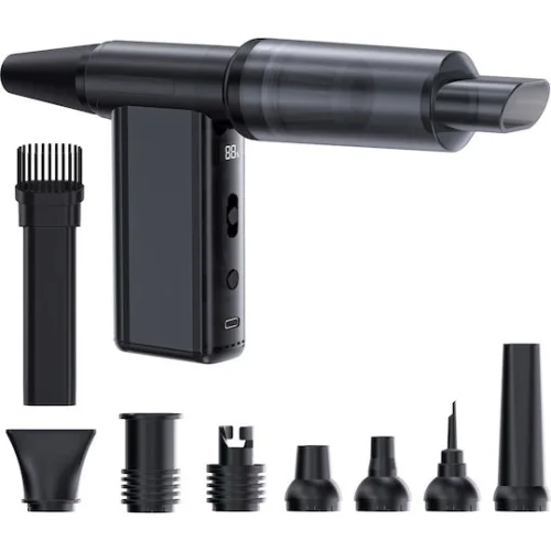 KINZIR 2 σε 1 σκουπάκι χειρός & air duster AD51, 180W, 4000mAh, μαύρο