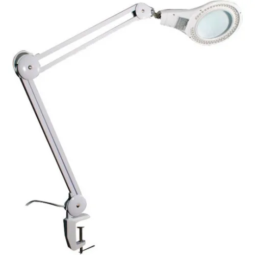 PROSKIT μεγεθυντικός φακός MA-1209LI με σφιγκτήρα, LED, 5D 2.25x, λευκός
