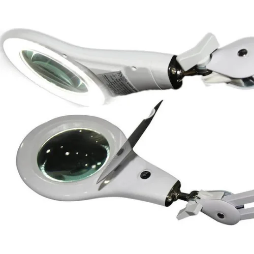 PROSKIT μεγεθυντικός φακός MA-1209LI με σφιγκτήρα, LED, 5D 2.25x, λευκός