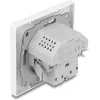 DELOCK πρίζα τοίχου 11499 με θύρες φόρτισης USB & USB-C, 18W PD, λευκή