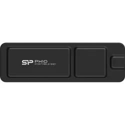 SILICON POWER εξωτερικός SSD PX10, 2TB, USB 3.2, 1050-1050MB/s, μαύρος