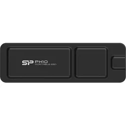 SILICON POWER εξωτερικός SSD PX10, 512GB, USB 3.2, 1050-1050MB/s, μαύρος
