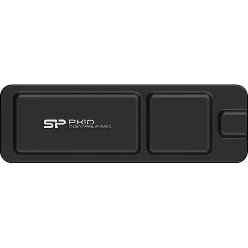SILICON POWER εξωτερικός SSD PX10, 512GB, USB 3.2, 1050-1050MB/s, μαύρος