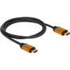 DELOCK καλώδιο HDMI 85728, 8K/60Hz, 48 Gbps, eARC, HDR, 1.5m, μαύρο