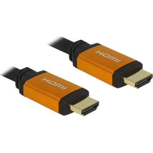 DELOCK καλώδιο HDMI 85727, 8K/60Hz, 48 Gbps, eARC, HDR, 1m, μαύρο