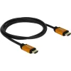 DELOCK καλώδιο HDMI 85727, 8K/60Hz, 48 Gbps, eARC, HDR, 1m, μαύρο