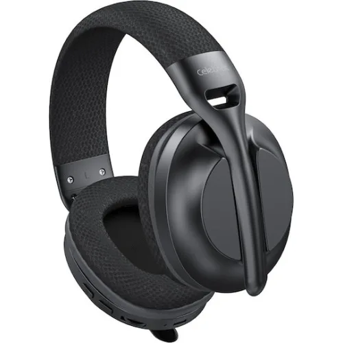 CELEBRAT headphones A34, ασύρματα & ενσύρματα, 40mm, 300mAh, μαύρα