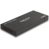 DELOCK HDMI splitter 18652 με downscaler πλήκτρο, 4 σε 1, 4K/60Hz, μαύρο