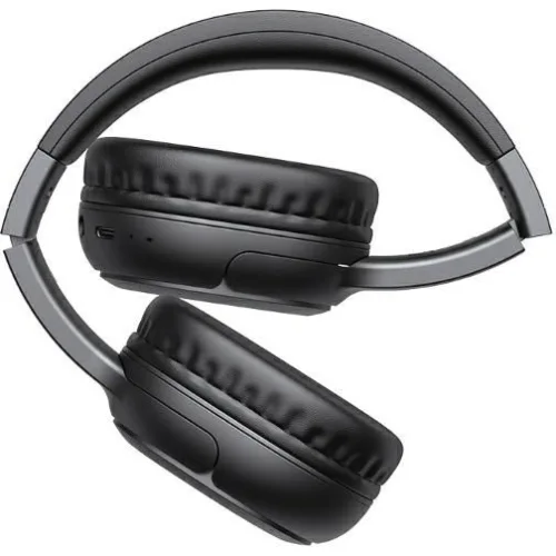 USAMS headphones YG23, ασύρματα & ενσύρματα, Φ40mm, 300mAh, μαύρα