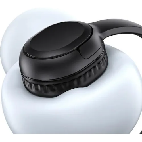 USAMS headphones YG23, ασύρματα & ενσύρματα, Φ40mm, 300mAh, μαύρα
